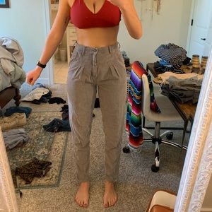 Grey corduroy pants from American Eagle